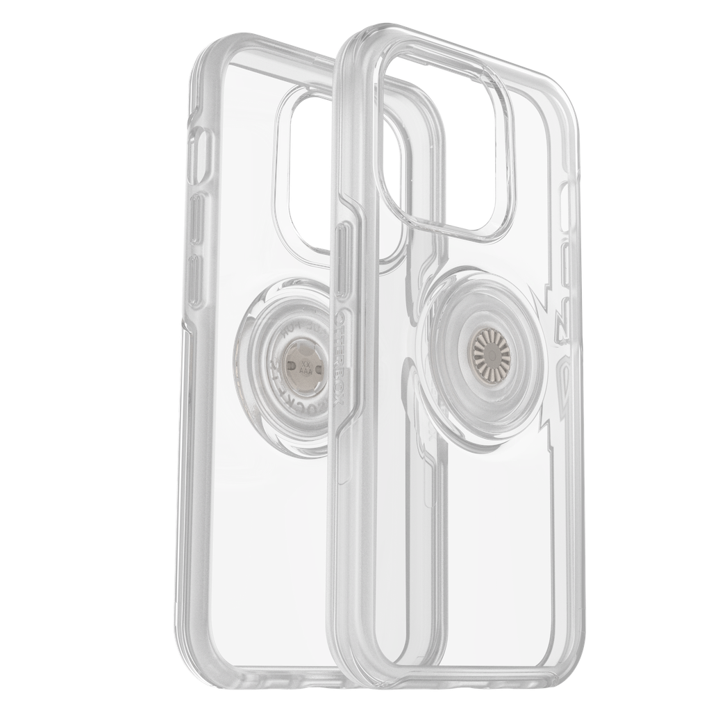 Otterbox  - Otter  Pop Symmetry Clear Case With Popgrip For Apple Iphone 14 Pro  - Clear Pop