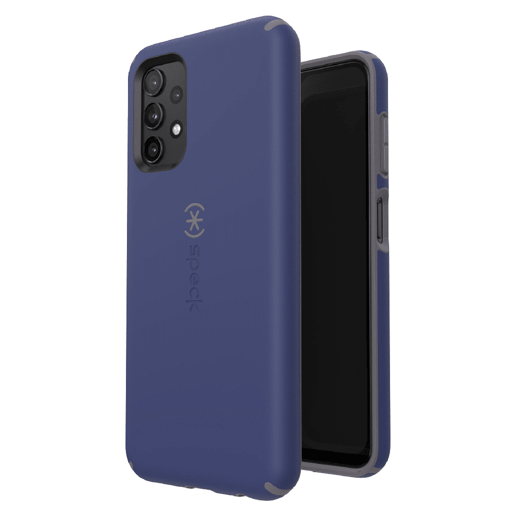Speck - Presidio Impact Hero Case For Samsung Galaxy A13 - Prussian Blue And Cloudy Grey