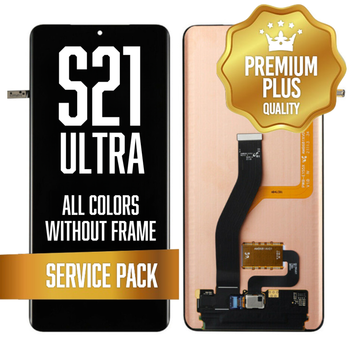 OLED Assembly for Samsung Galaxy S21 Ultra Without Frame - All Colors (Service Pack)