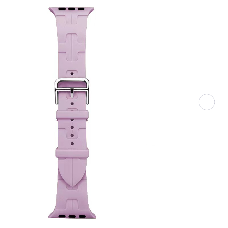 Fashion H Style Band for iWatch 42/44/45/49mm - Lilac