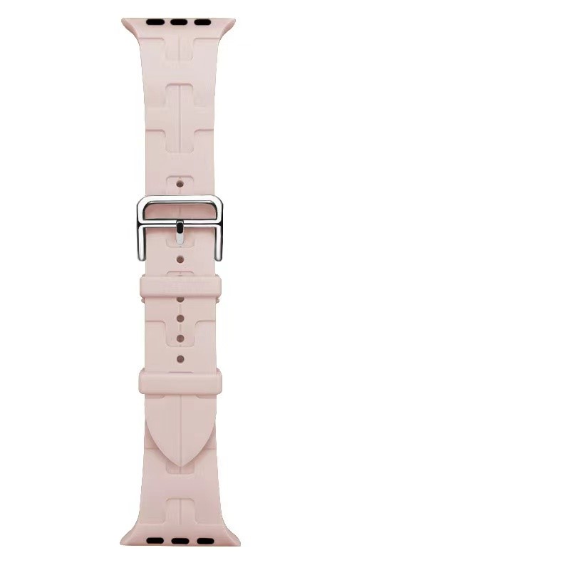 Fashion H Style Band for iWatch 42/44/45/49mm - Pink