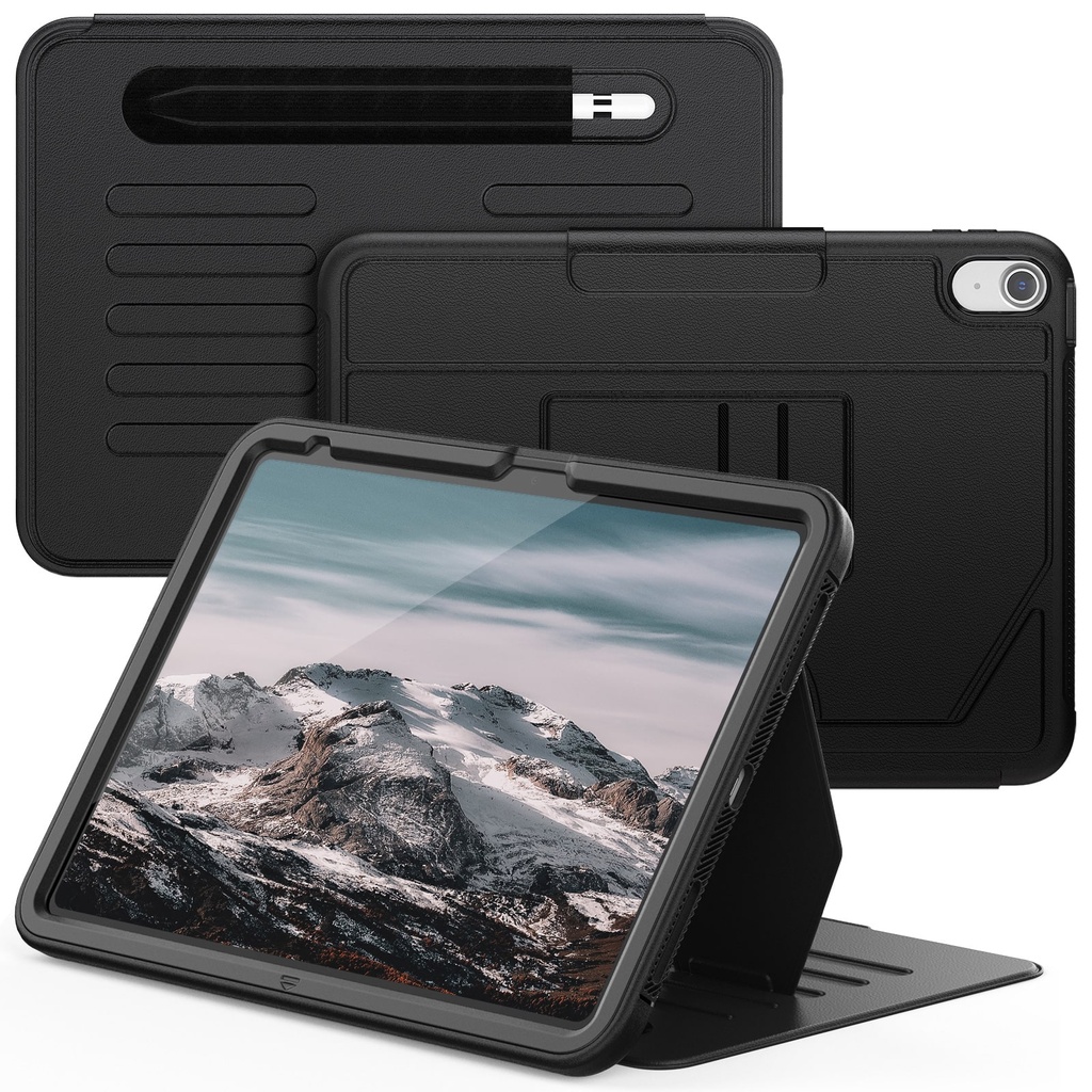 Professional Magnetic Arch Case for iPad 9,7" (iPad 6/ 5 - Air 2 / Pro 9,7) - Black