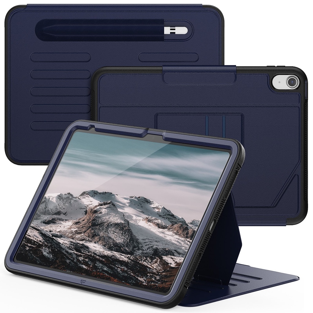 Professional Magnetic Arch Case for iPad 9,7" (iPad 6/ 5 - Air 2 / Pro 9,7) - Navy Blue