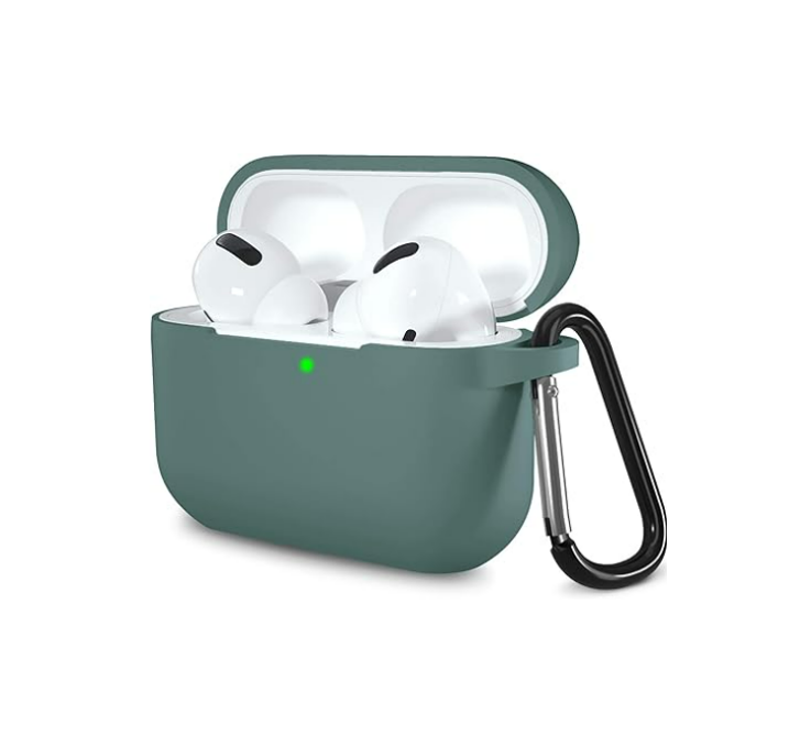 Premium Silicone Case for AirPods Pro (2nd Gen) - Dark Green