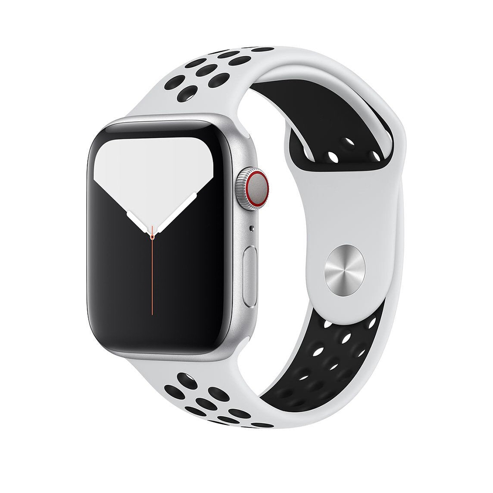 Active Sports Band for iWatch 38/40/41mm - White Black