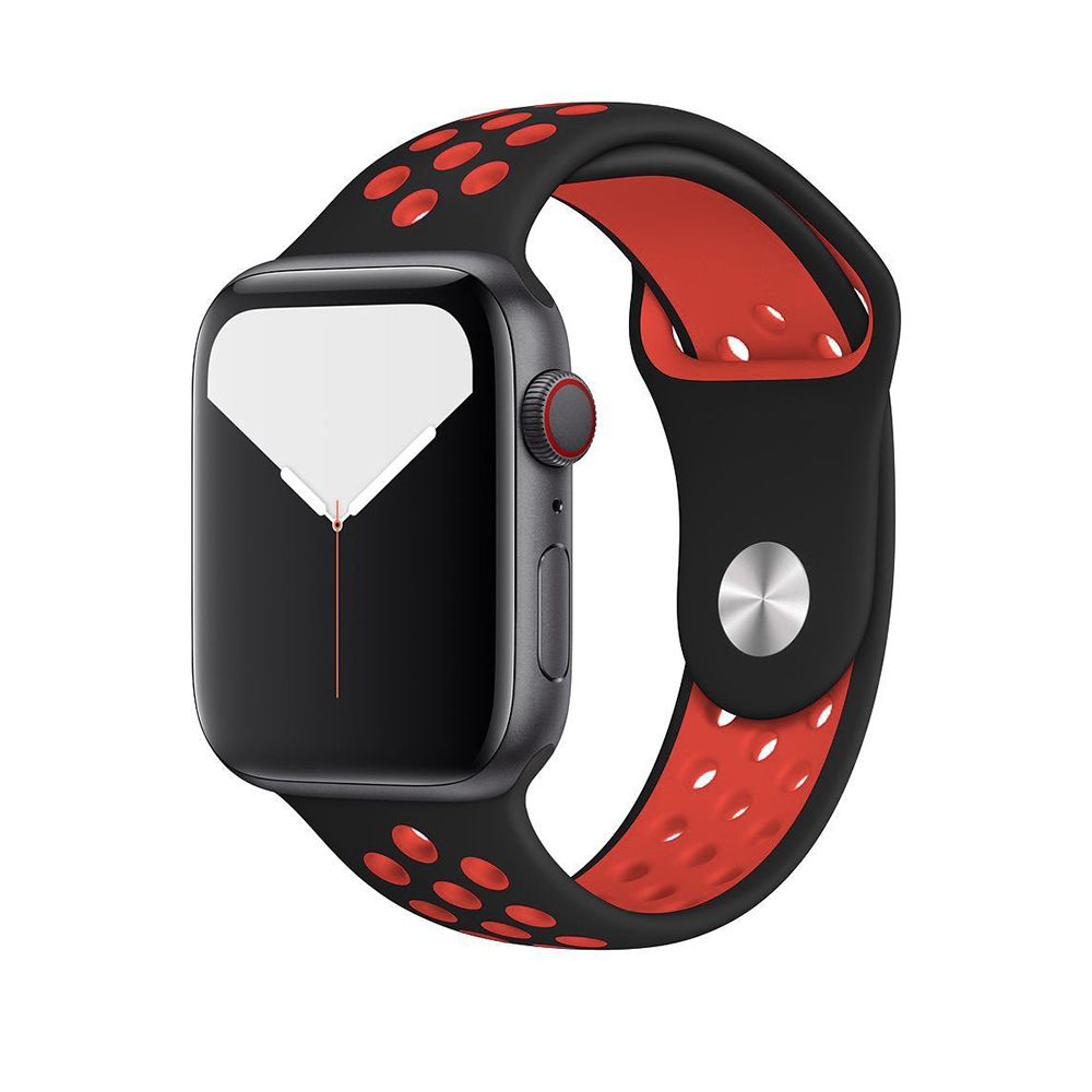 Active Sports Band for iWatch 38/40/41mm - Black Red