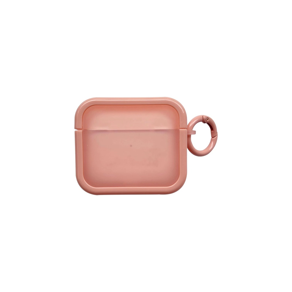 Beautiful Solid Color TPU-PC Case for AirPods Pro (1st & 2nd Gen) - Pink