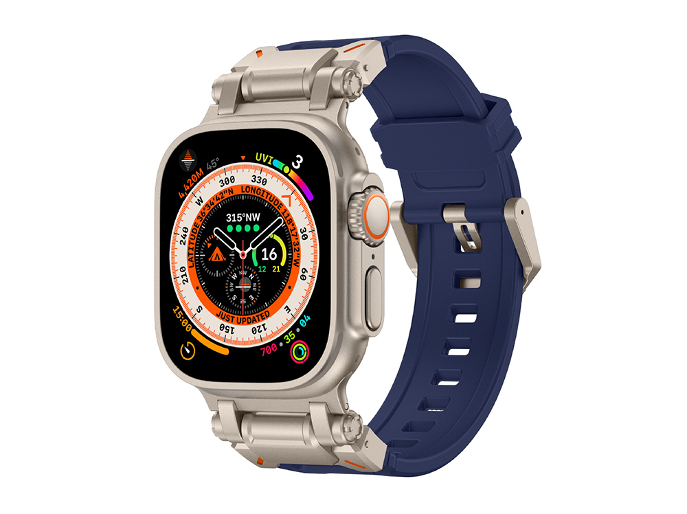Explorer Band for iWatch 42/45/44/49mm- Titanium Blue