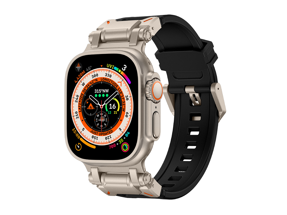 Explorer Band for iWatch 42/45/44/49mm- Titanium Black