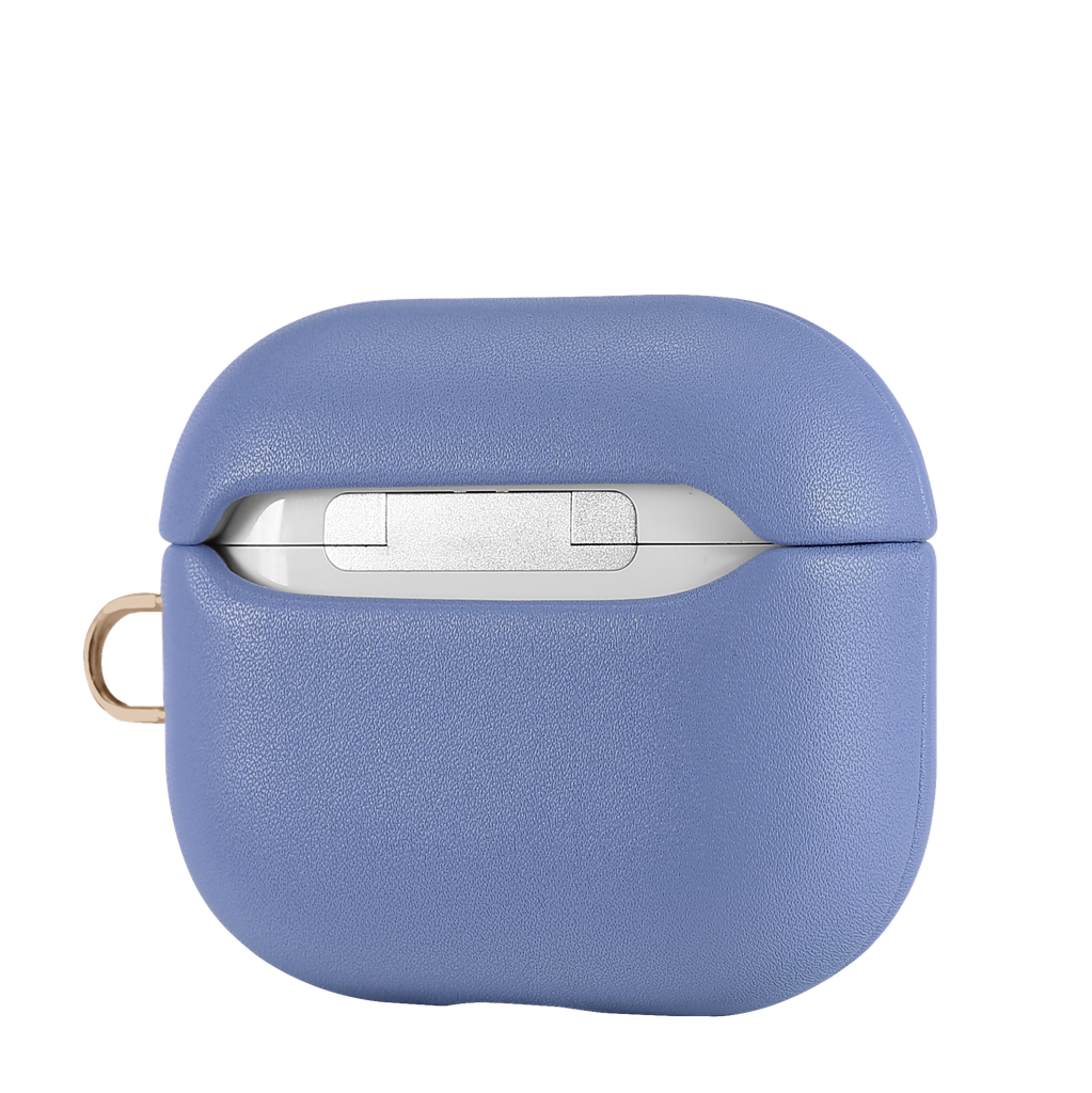 Leather (Imported Cowhide Fabric) Case for AirPods Pro (1st Gen)- Lilac