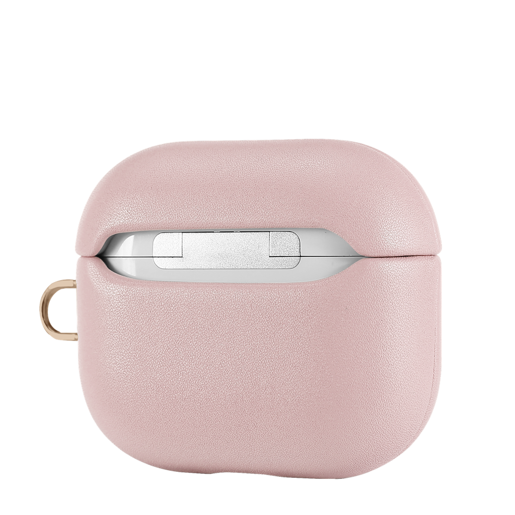 Leather (Imported Cowhide Fabric) Case for AirPods Pro (2nd Gen)- Pink