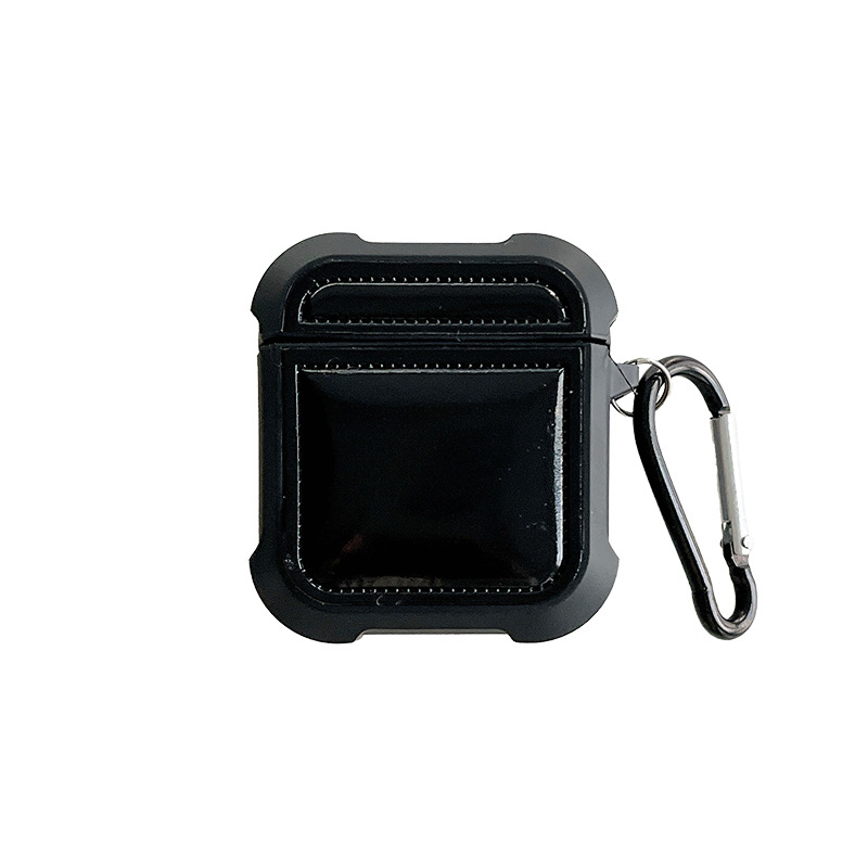 Premium Puffer Case for Airpods (1st & 2nd Gen) - Black