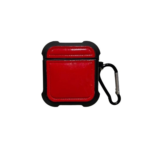 Premium Puffer Case for Airpods (1st & 2nd Gen) - Red