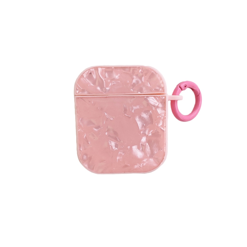 Coach Case for Airpods  (1st & 2nd Gen) - Pink