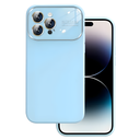 Premium Silicone Case with Camera Protection Window for iPhone 13 Pro Max - Light Blue