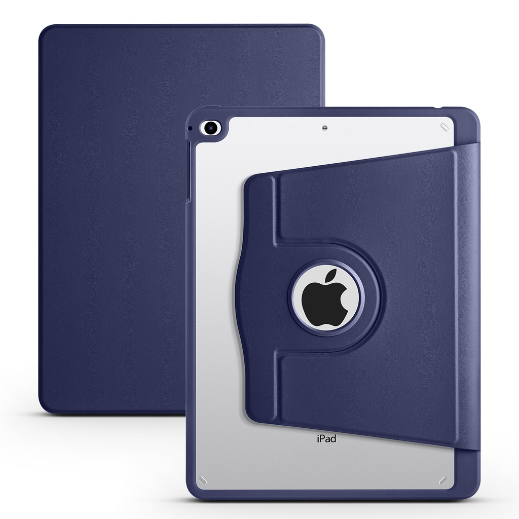 Rotating Full Body Magnet Case for  iPad 10,2" (iPad 9 / 8 / 7) - Dark Blue