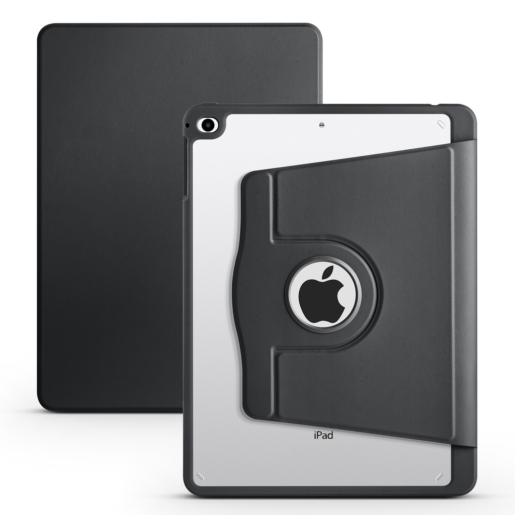 Rotating Full Body Magnet Case for  iPad 9.7" (iPad 6 / iPad 5 / Pro 9.7") - Black