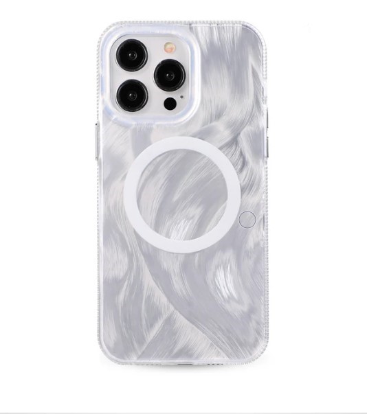 MoonStone Case with Magsafe for iPhone 13 Pro - Silver