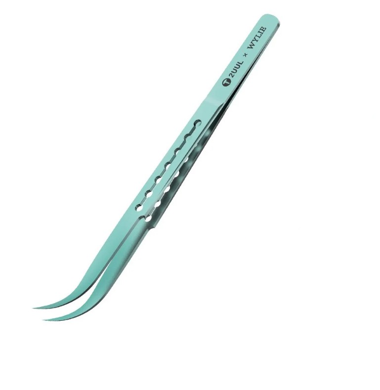 2UUL Ti12 Titanium Alloy Ultralight Tweezer Curved Head