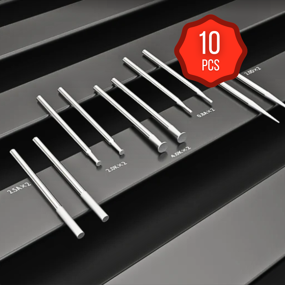 2UUL DA82 Replacement Tips for 2UUL Polish Drill Pen (10 Pcs Set)