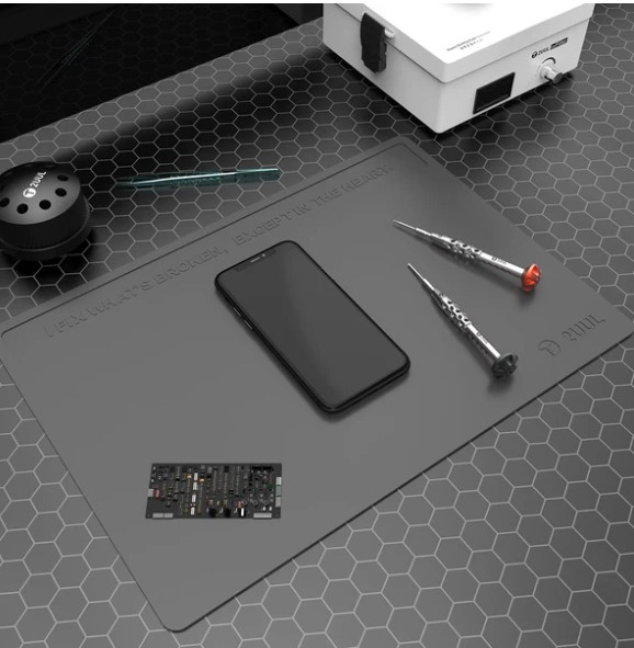 2UUL ST83 Heat Resisting Silicone Pad with Anti Dust Coating 400*280 mm.