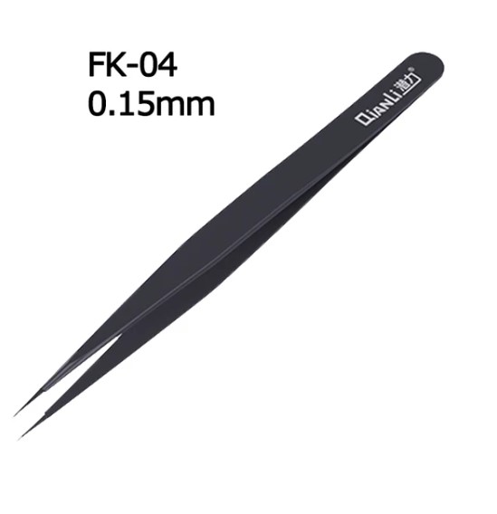 Qianli Ineezy Square-Type Tweezers FK-04 (Tips: 0.15mm, Lenght: 129mm)
