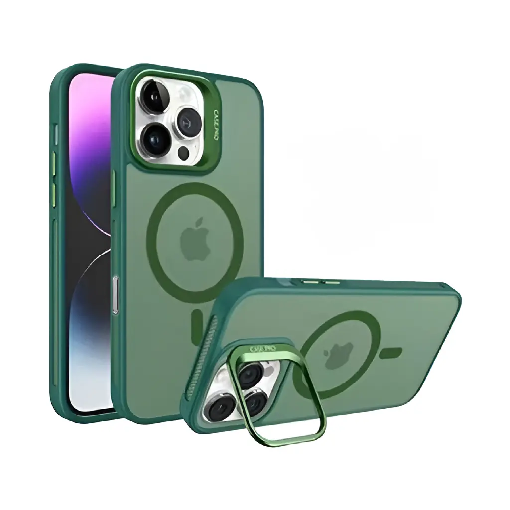 Magsafe Camera Stand Case for  iPhone 12 Pro Max - Green