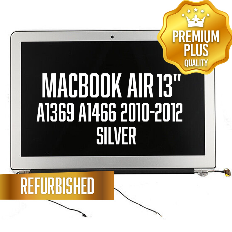 Complete LCD Assembly set for Macbook Air 13"  (A1369 A1466 2010-2012) - Premium (Silver)