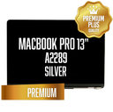 Complete LCD Assembly set for Macbook Pro 13"  (A2289) - Premium (Silver)