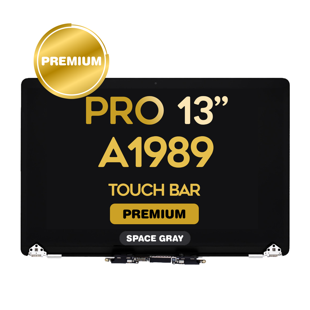 Complete LCD Assembly set for Macbook Pro Touch Bar 13"  (A1989) - Premium (Space Gray)