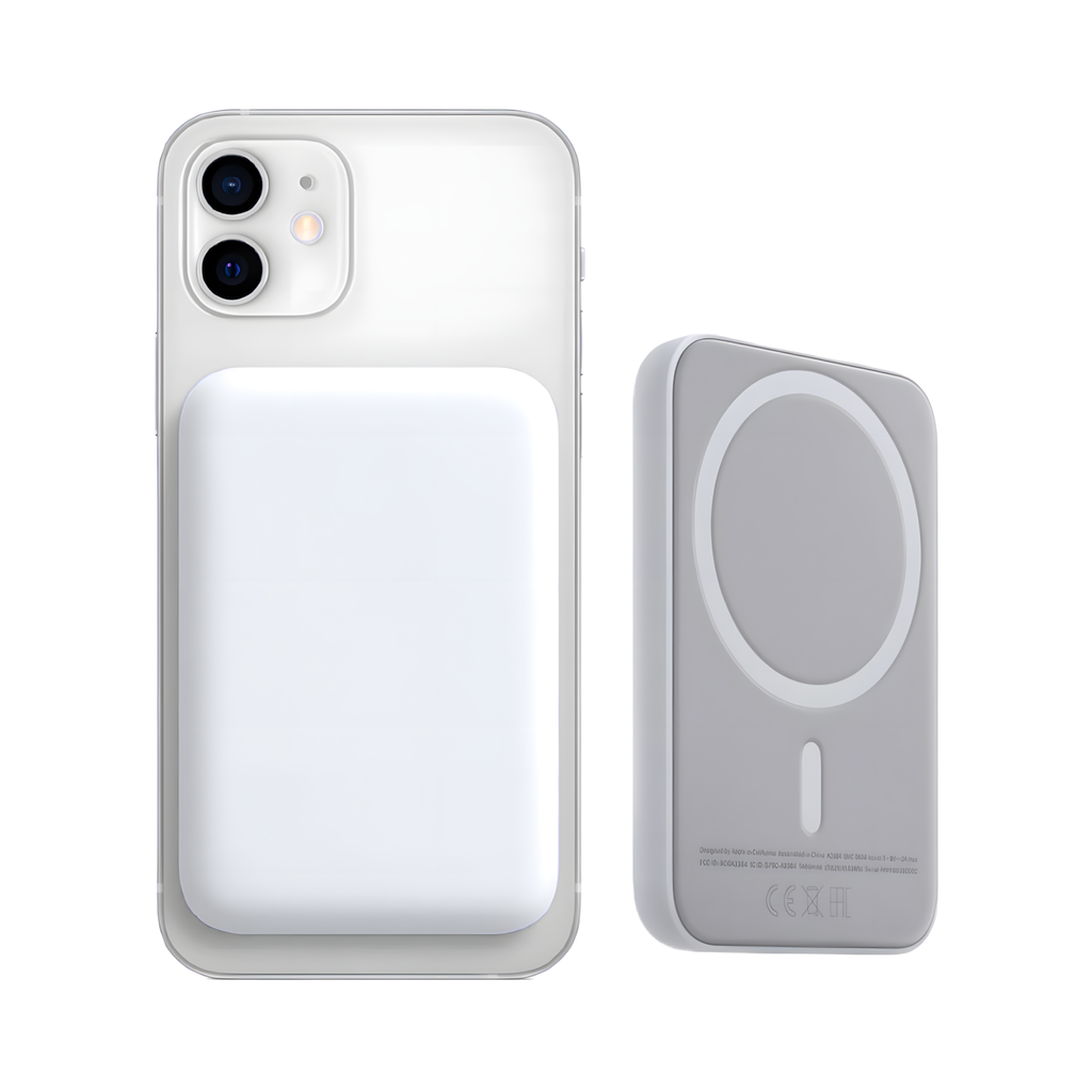 Magsafe 5000 mAh Magnetic Power Bank (White) 