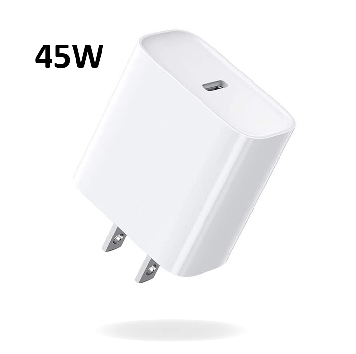 USB-C / PD Fast Charger / 45W Power Adapter (White Package) (White)