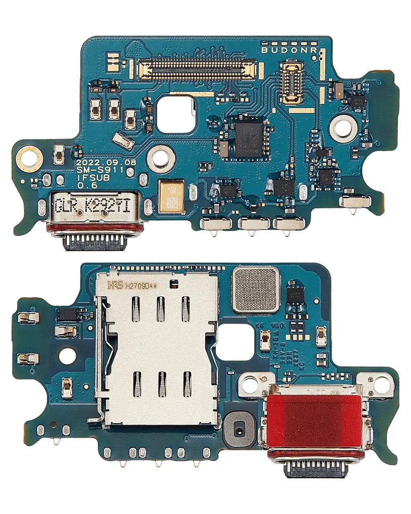 Charging Port Board With Sim Card Reader For Samsung Galaxy S23 5G (S911U) (US Version) (Premium)