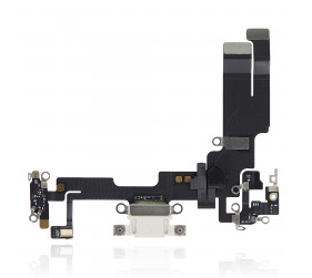 Charging Port Flex Cable For iPhone 14 Plus (Premium) (Starlight)