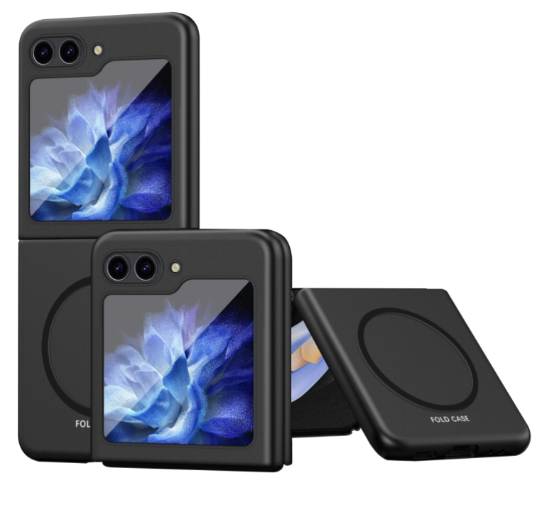 Magnetic Protective Case for Z Flip 6 / Z Flip 7 FE - Black