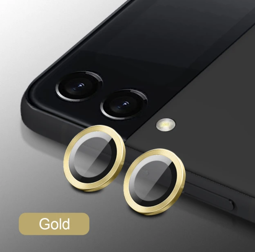 Back Camera Tempered Glass for Samsung Galaxy Z Flip 6 (Gold)
