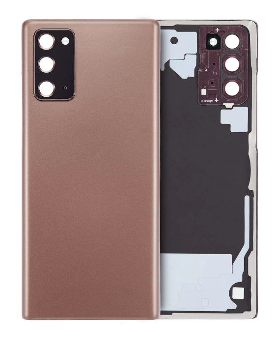 Back Cover Glass With Camera Lens For Samsung Galaxy Note 20 (No Logo) (Bronze)