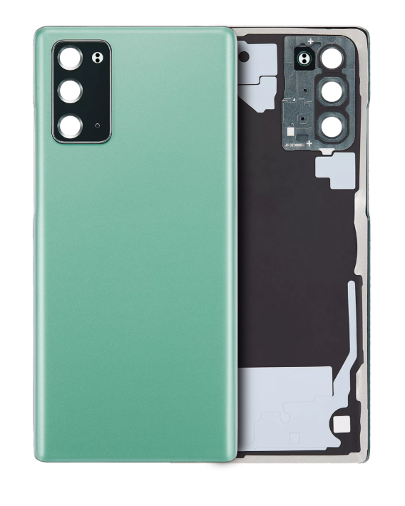 Back Cover Glass With Camera Lens For Samsung Galaxy Note 20 (No Logo) (Green)