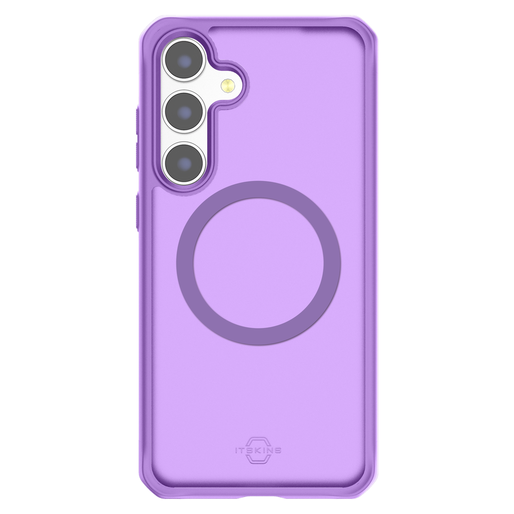 Itskins - Hybridr Frost Magsafe Case For Samsung Galaxy S24 Plus - Deep Purple