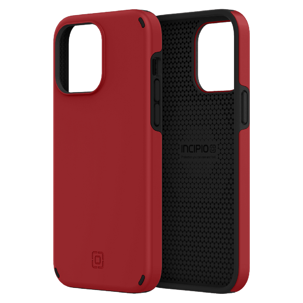 Incipio - Duo Case For Apple Iphone 14 Pro Max - Scarlet Red And Black
