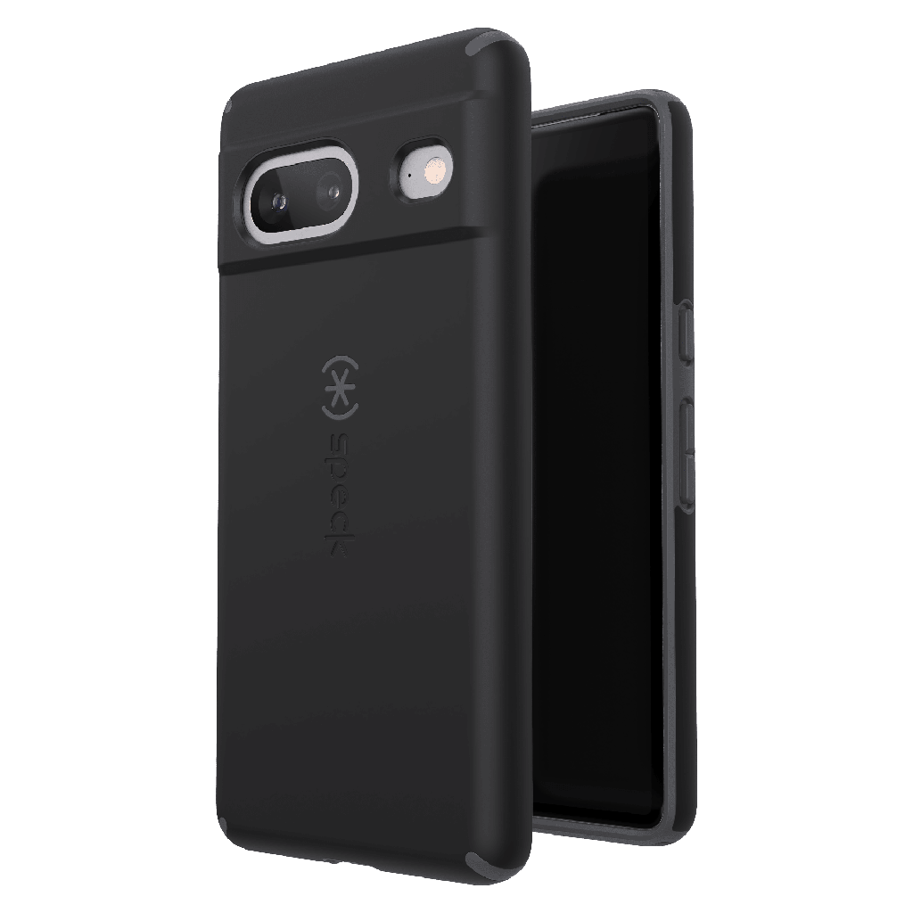 Speck - Presidio Impact Hero Case For Google Pixel 7 - Black And Slate Grey