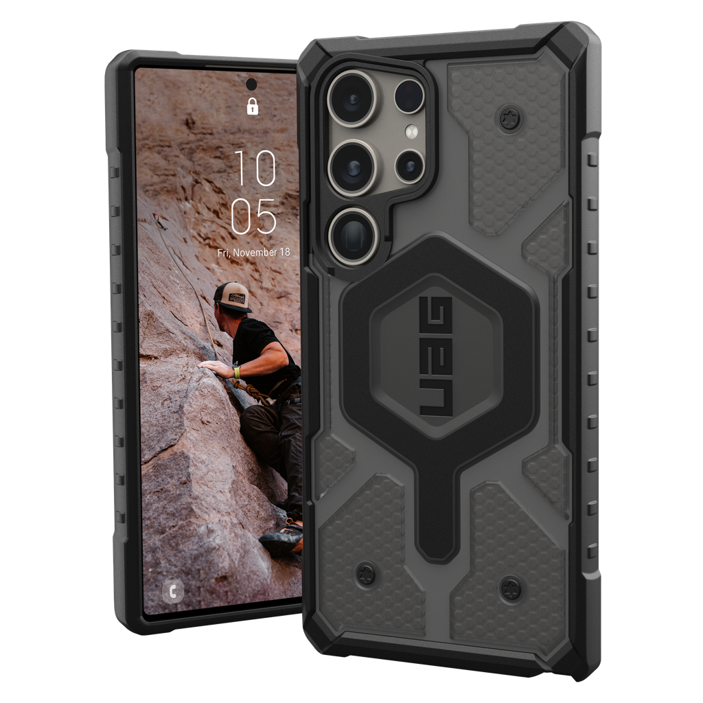 Urban Armor Gear Uag - Pathfinder Clear Case For Samsung Galaxy S24 Ultra - Ash