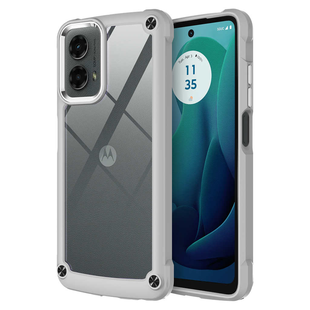 Ampd - Acrylic Durabump Case For Motorola Moto G 5g 2024 - Grey