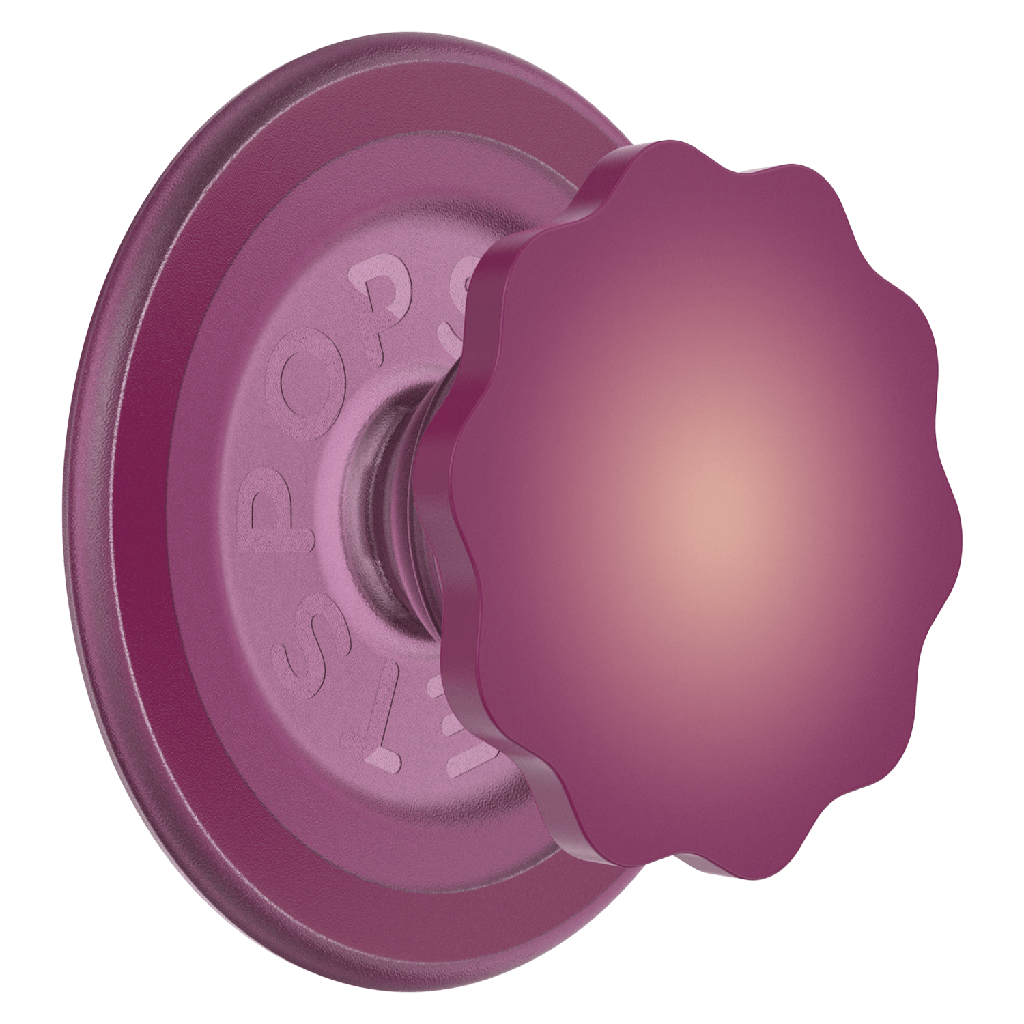 Popsockets - Popgrip Magsafe Circle - Molded Flower Red Wine Translucent