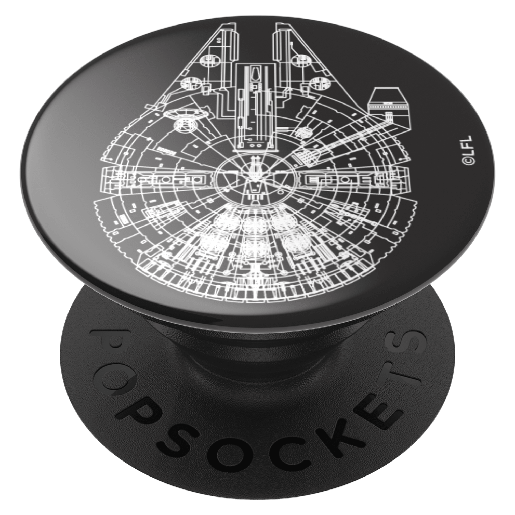 Popsockets - Popgrip Star Wars - Millennium Falcon Aluminum