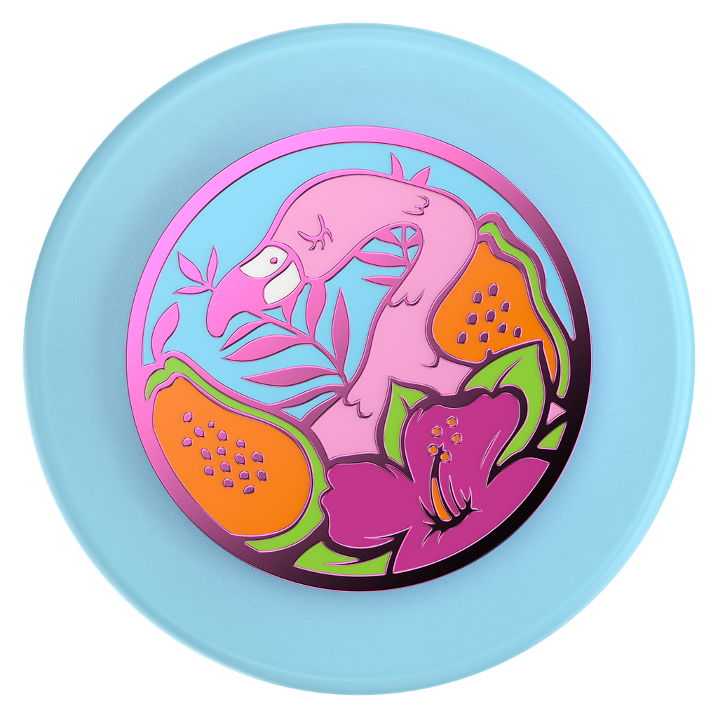 Popsockets - Magsafe Popgrip - Enamel Flamingo