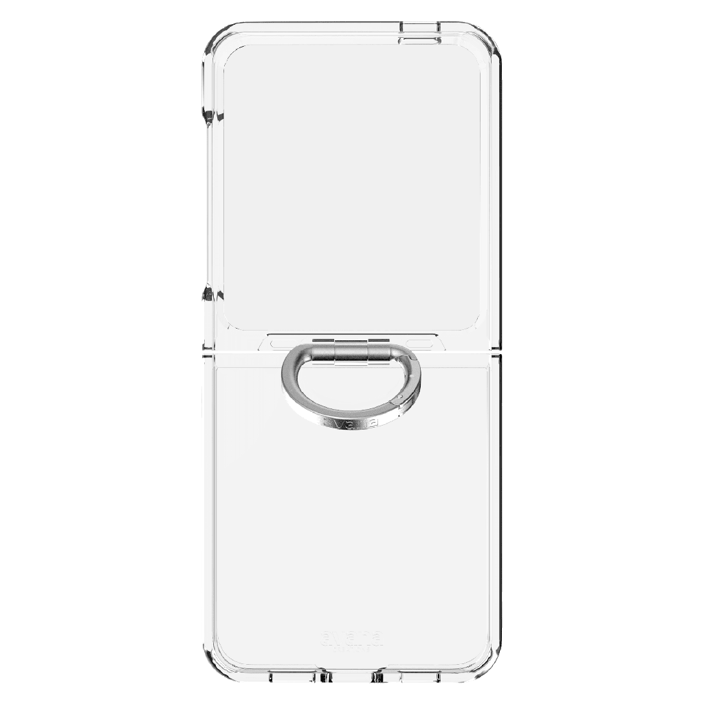 Avana - Ice Case With Ring For Samsung Galaxy Z Flip6  /  Flip Fe 2025 - Clear