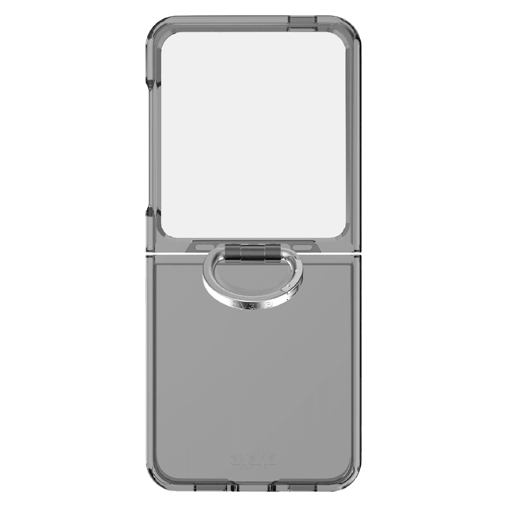 Avana - Ice Case With Ring For Samsung Galaxy Z Flip6  /  Flip Fe 2025 - Ash