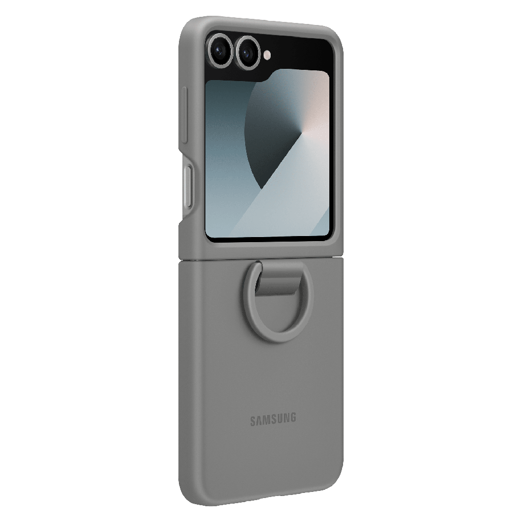 Samsung - Silicone Cover Case For Samsung Galaxy Z Flip6  /  Flip Fe 2025 - Gray