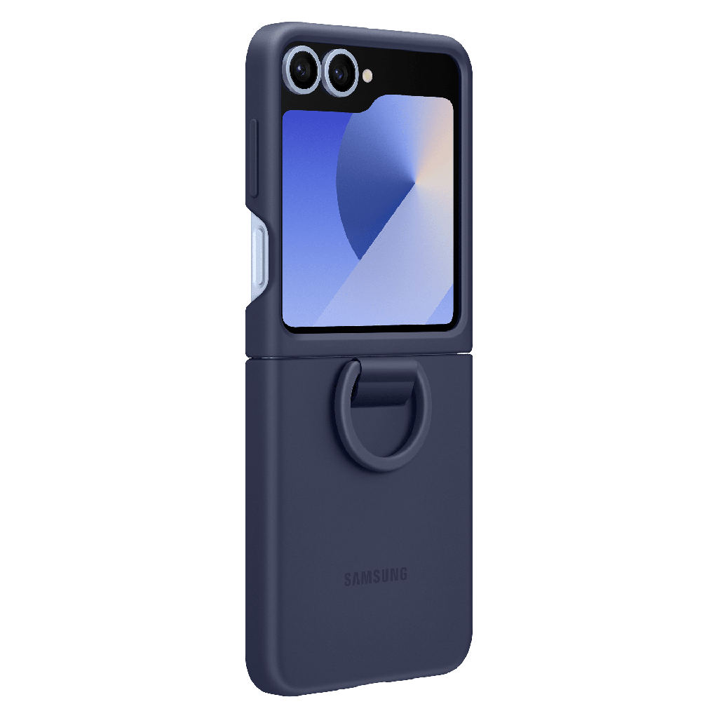 Samsung - Silicone Cover Case For Samsung Galaxy Z Flip6  /  Flip Fe 2025 - Navy